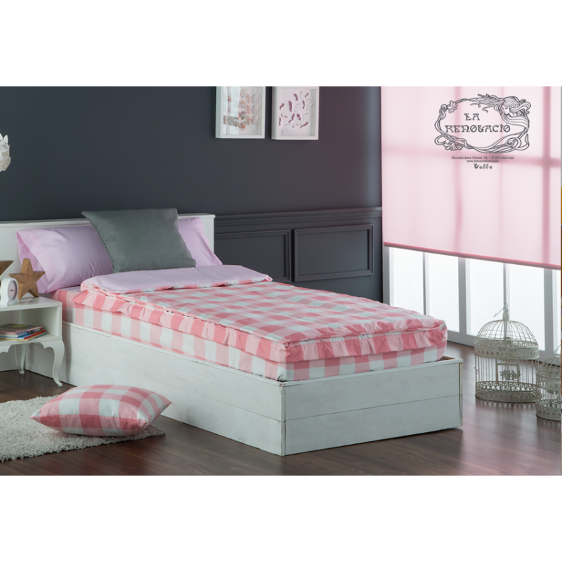 SACO NÓRDICO VICHY ROSA