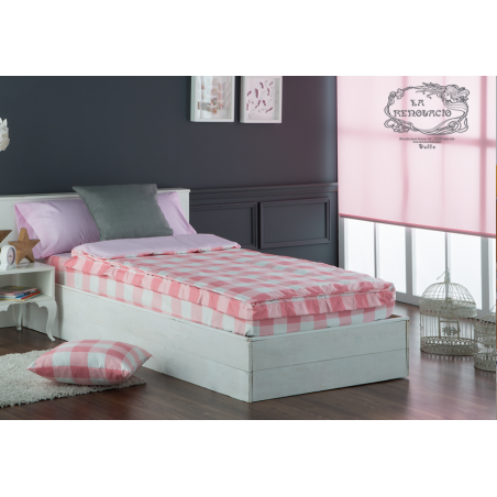 SACO NÓRDICO VICHY ROSA