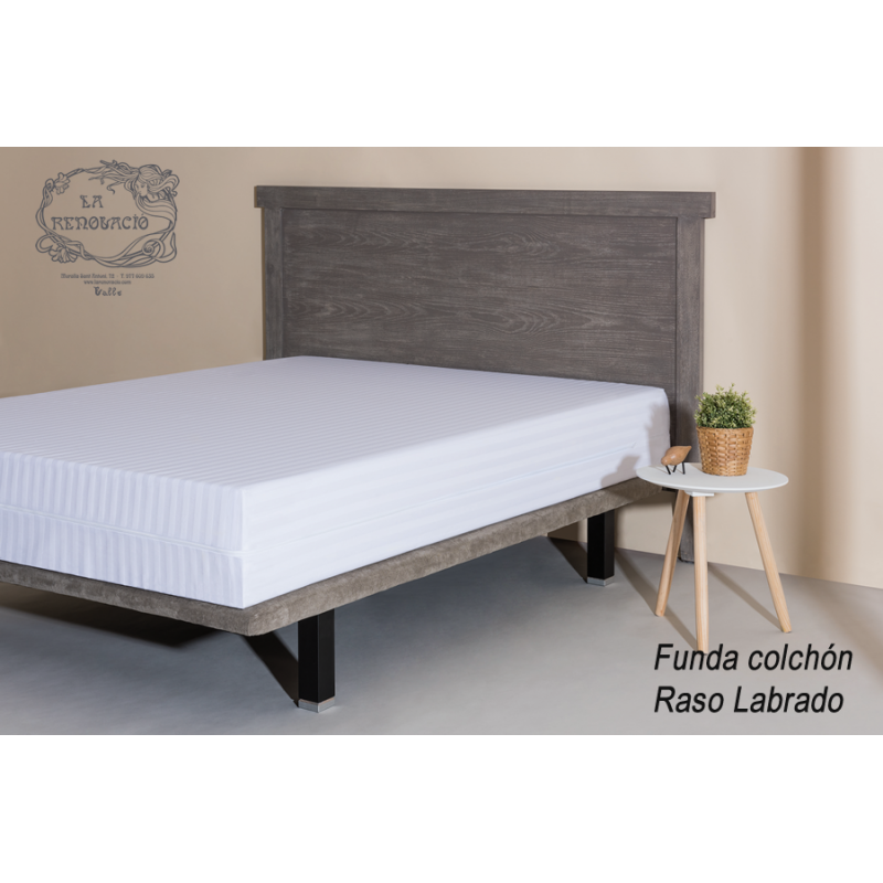 Funda matalàs ras ratlles de cotó
