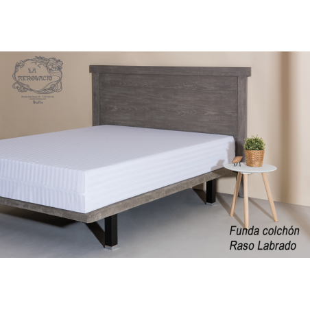 Funda matalàs ras ratlles de cotó