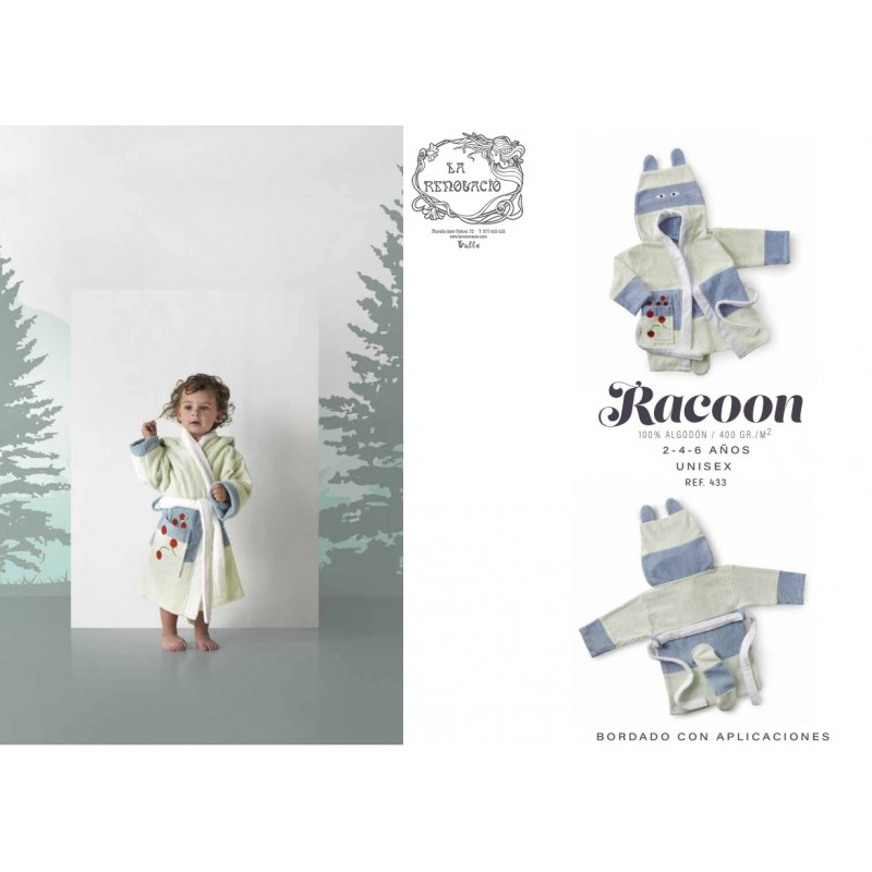 Barnús infantil RACCON