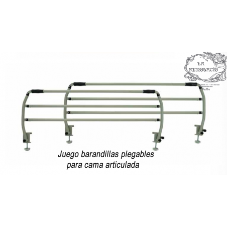 Juego de barandillas plegables