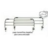 Juego de barandillas plegables