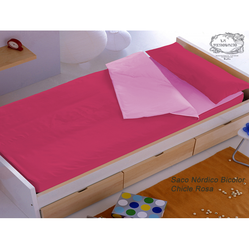 Sac Nòrdic Bicolor  Chicle Rosa