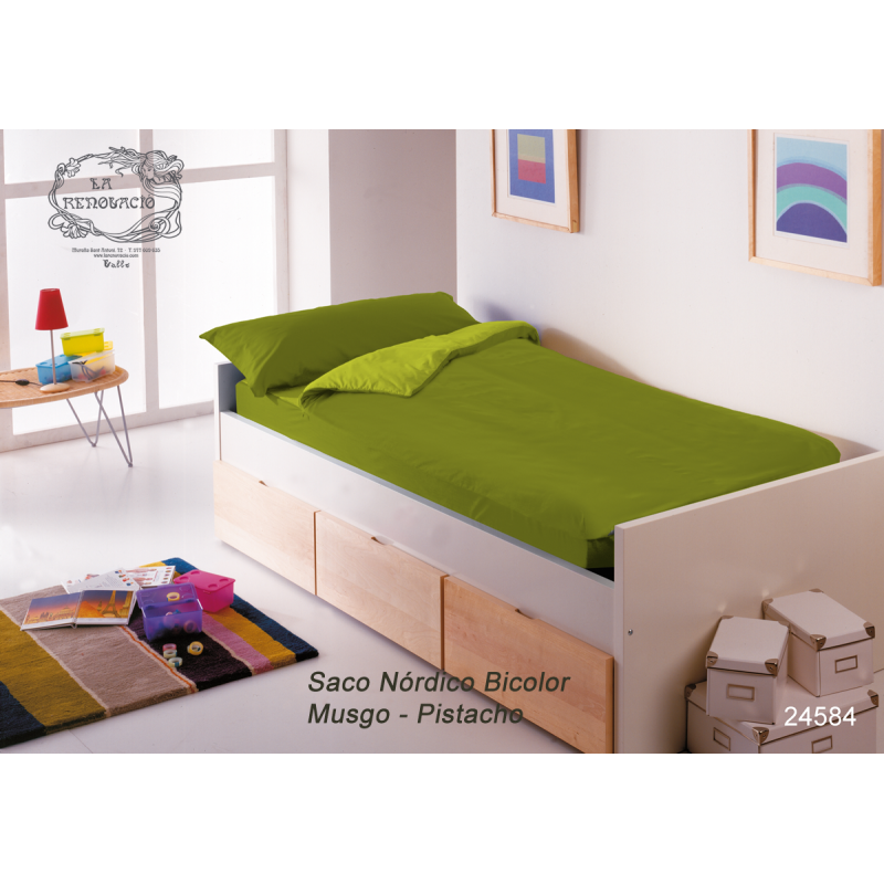 Saco Nórdico Bicolor Musgo Pistacho