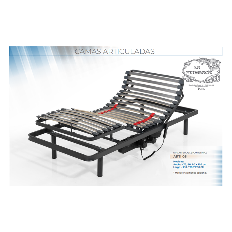 llit articulat amb motor