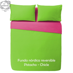 FUNDA NÒRDIDCA BICOLOR REVERSIBLE  Pistacho / Chicle