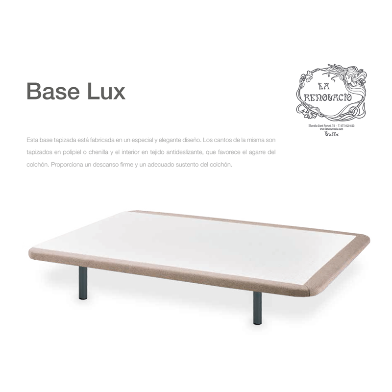 BASE TAPIZADA LUX (TEJIDO+3D)