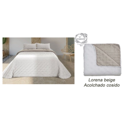 Colcha bouti LORENA Beige/Crudo