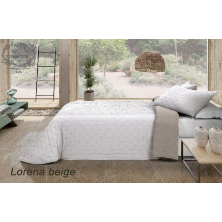 Colcha bouti LORENA Beige/Crudo