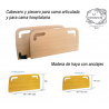 Cabecero y piecero para somier