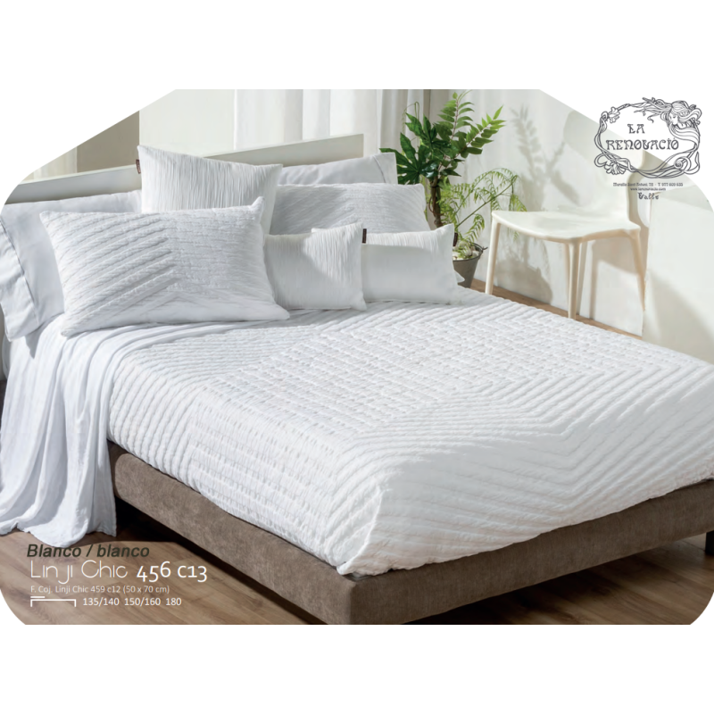 Vànova Jacquard Viscosa Linji Chic Blanc