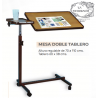 Mesa auxiliar doble tablero.