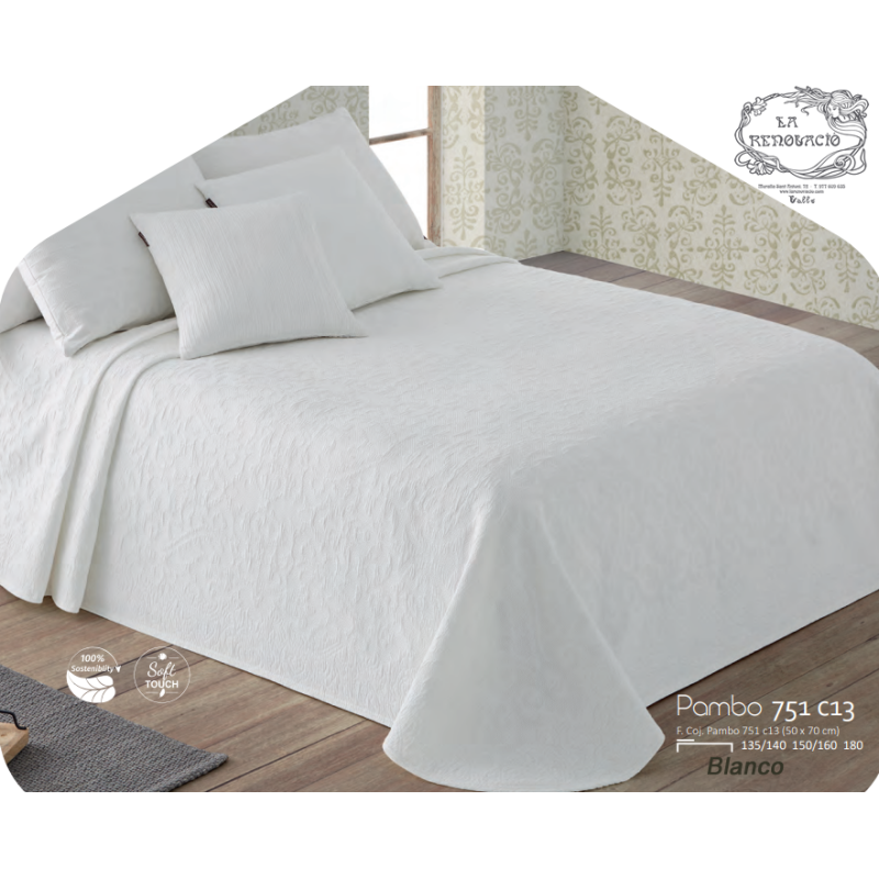 Vànova Jacquard Viscosa Pambo Blanc